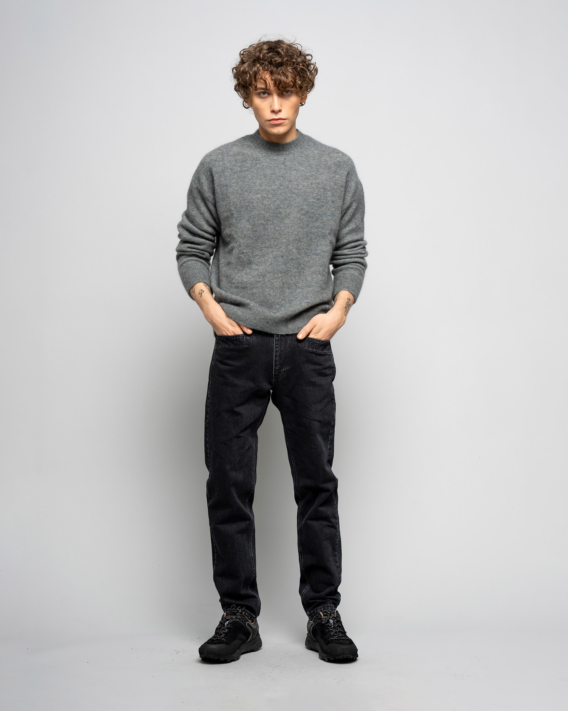 HUDSON (SuperKid Mohair / Extra Fine Merino Sweater)